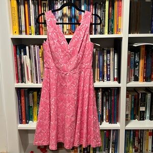 Anthropologie Maeve Pink Dress